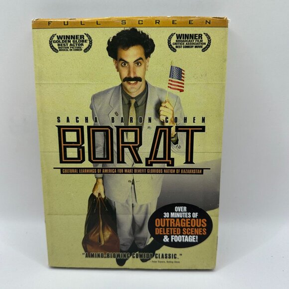 Borat Cultural Learnings Of America DVD Full Screen Sacha Baron Cohen Comedy - Picture 2 of 6